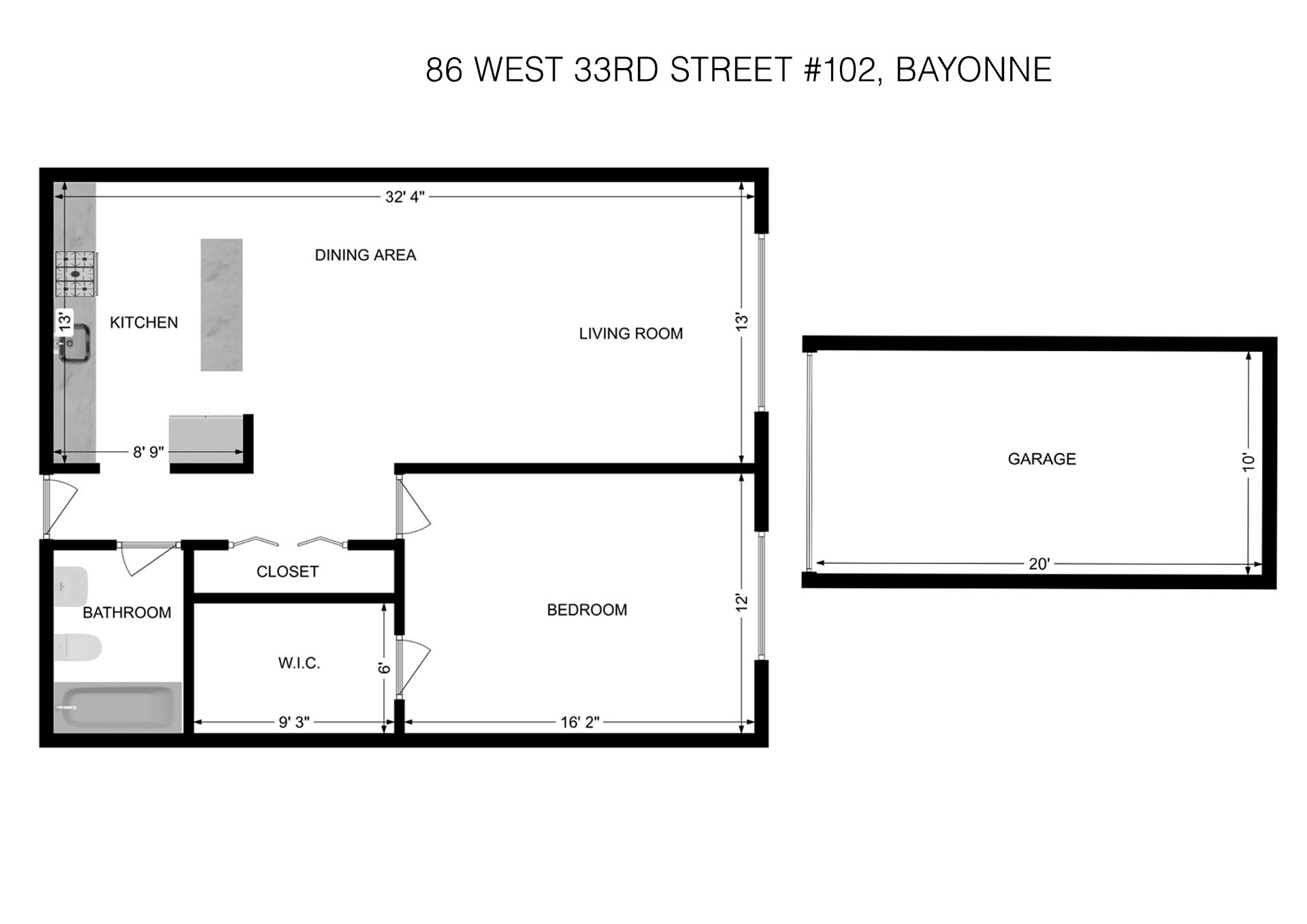 86 WEST 33RD ST Unit: 102