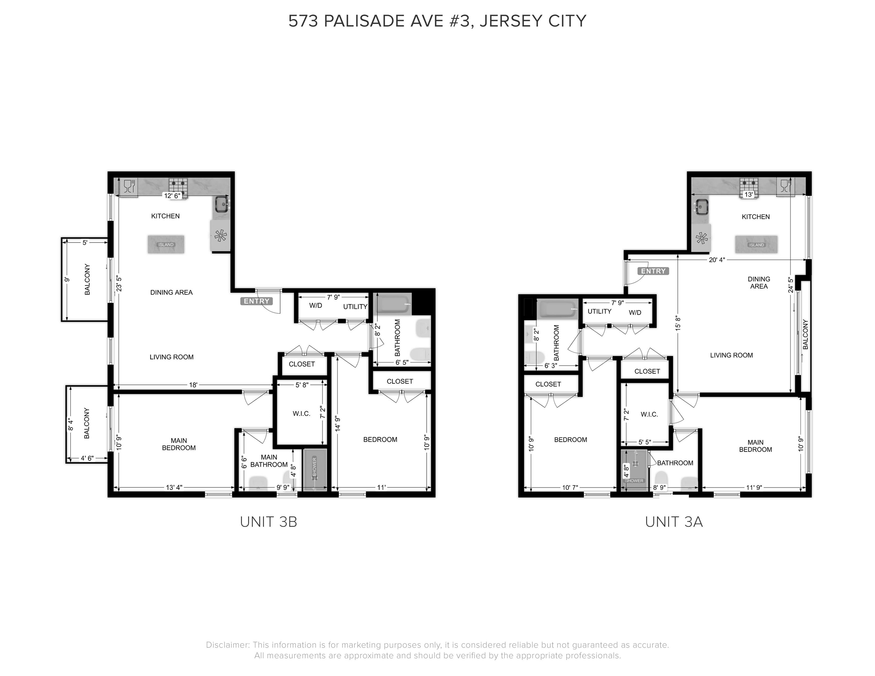 573 PALISADE AVE Unit: 3B