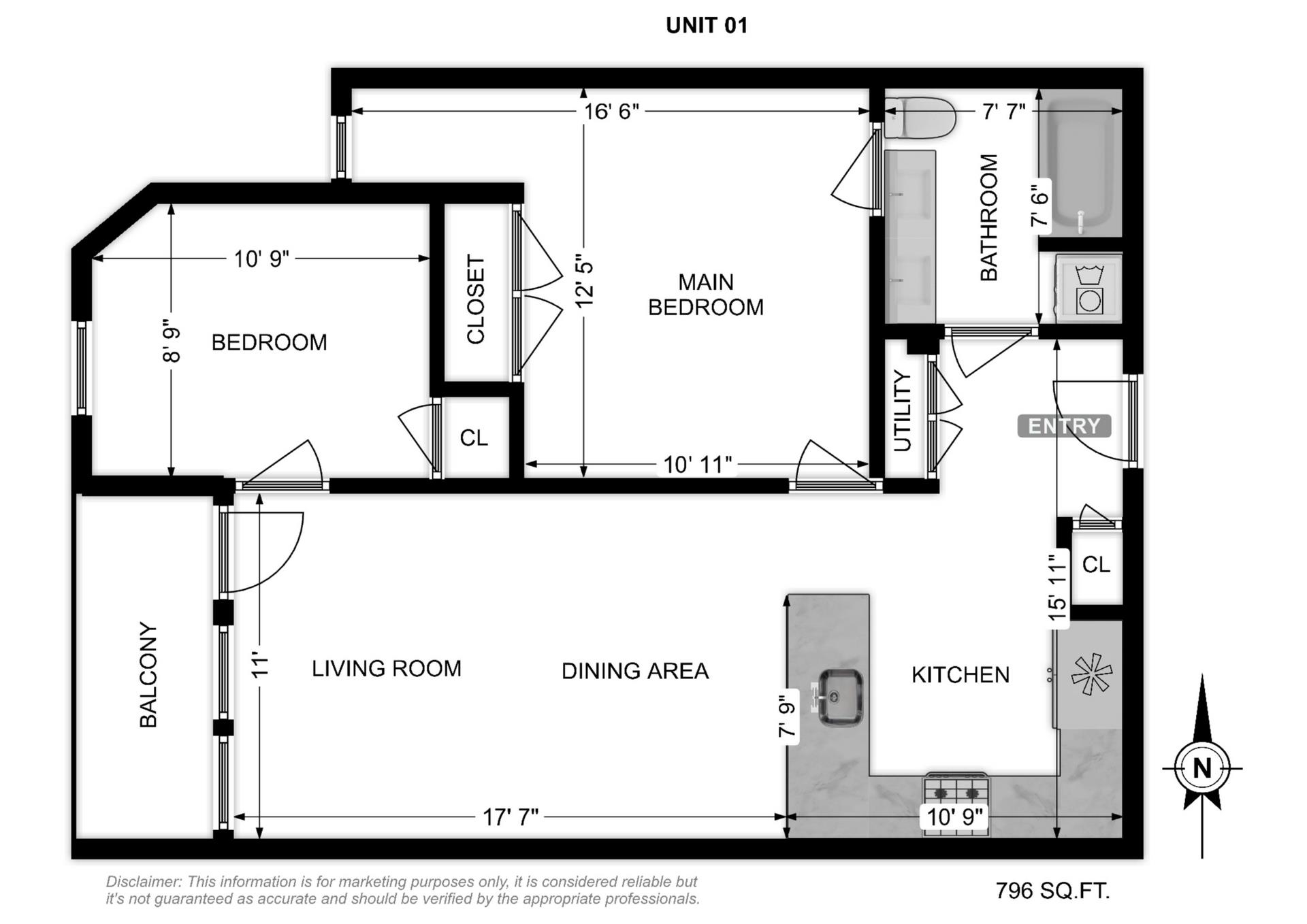 412 WHITON ST Unit: 401