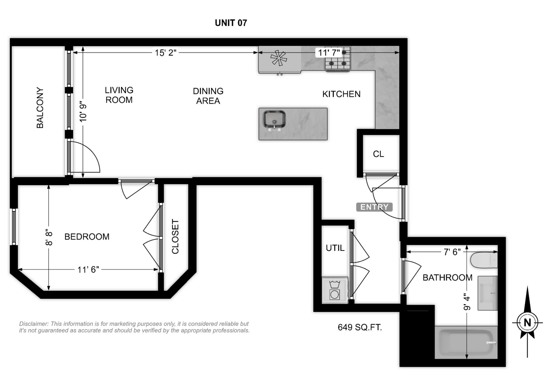 412 WHITON ST Unit: 608