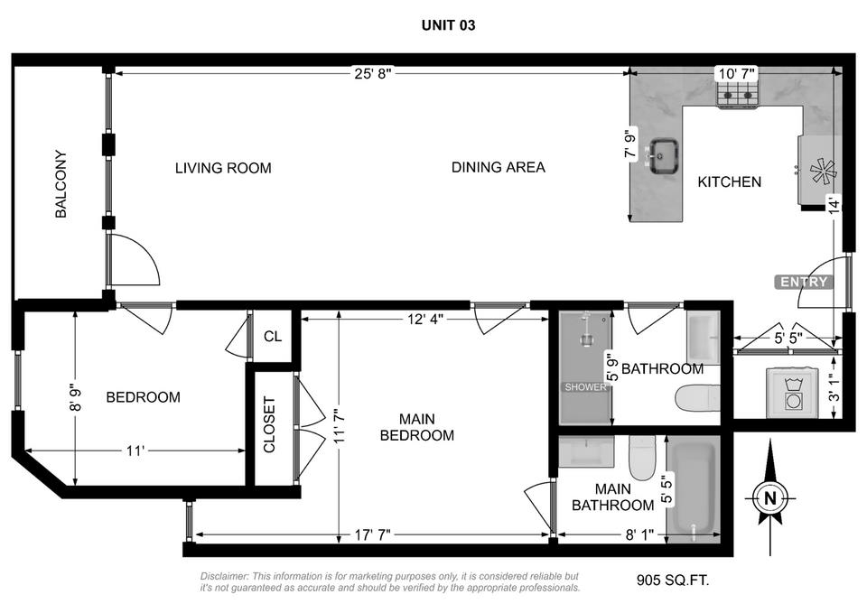 412 WHITON ST Unit: 203