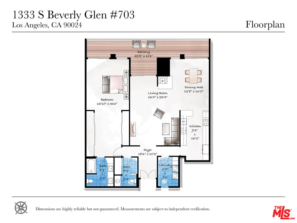 1333 S Beverly Glen Blvd Unit: 703