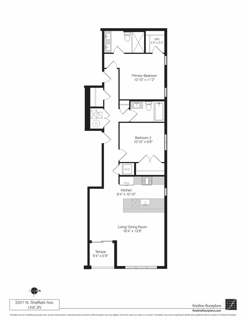 3341 N Sheffield Avenue Unit: 2S