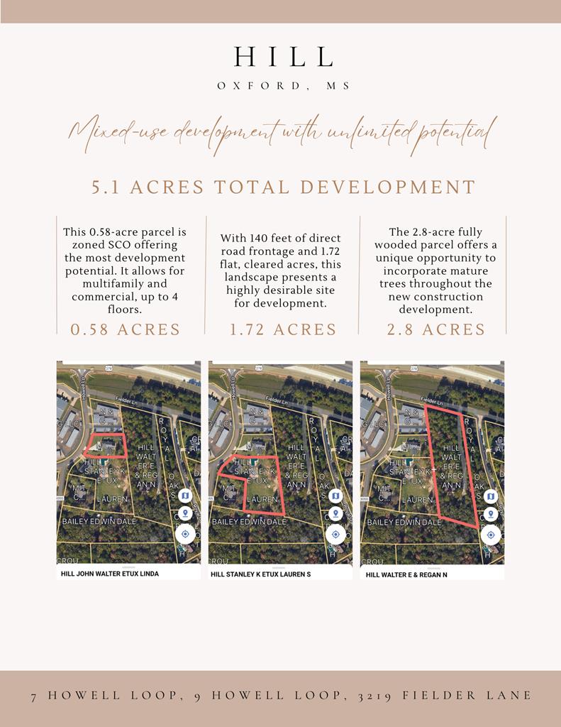 7 Howell Loop, 9 Howell Loop, 3219 Fielder Lane