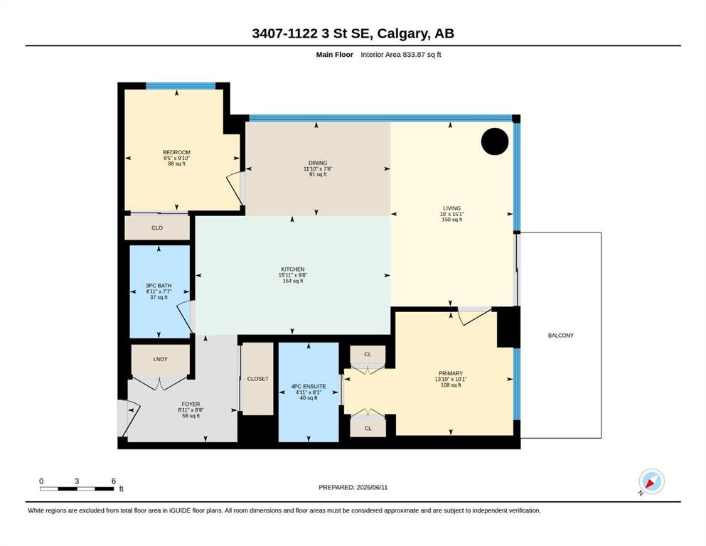 1122 3 Street SE Unit: 3407