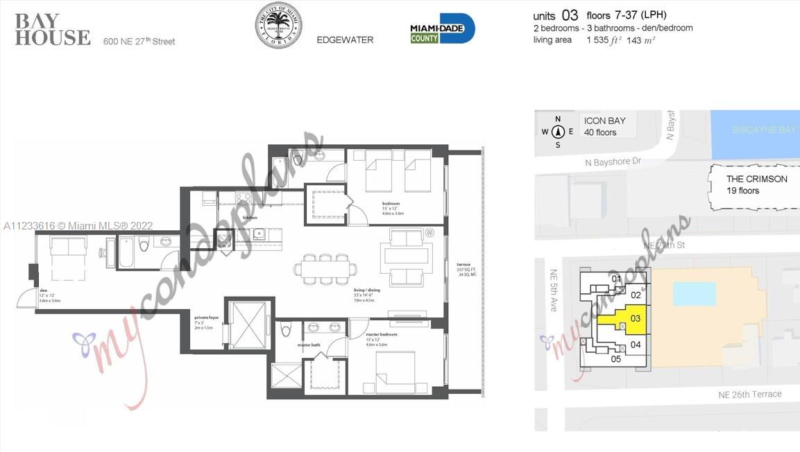 600 NE 27th St Unit: 3403