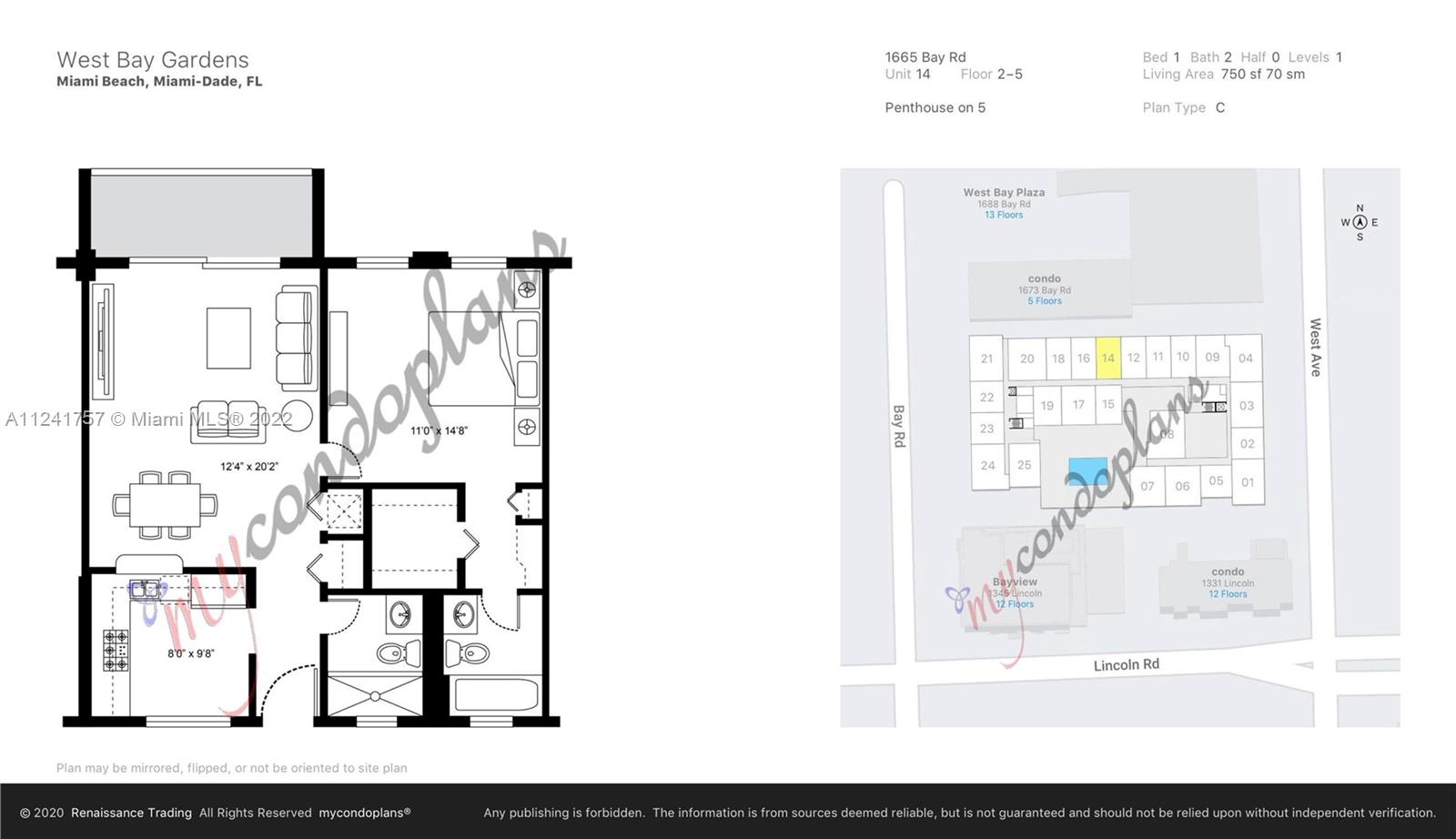 1665 Bay Rd Unit: 314