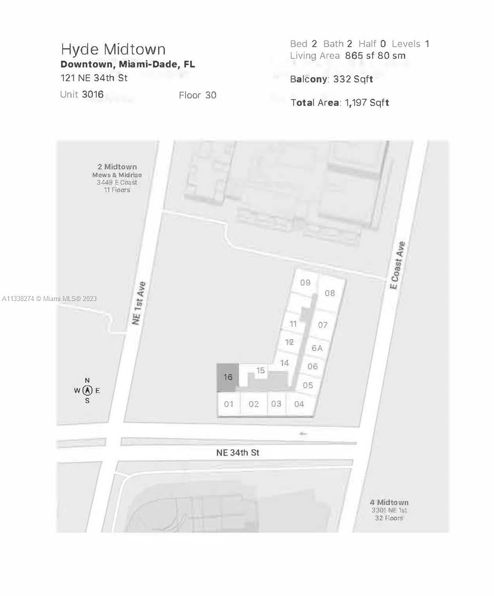 121 NE 34th St Unit: 3016