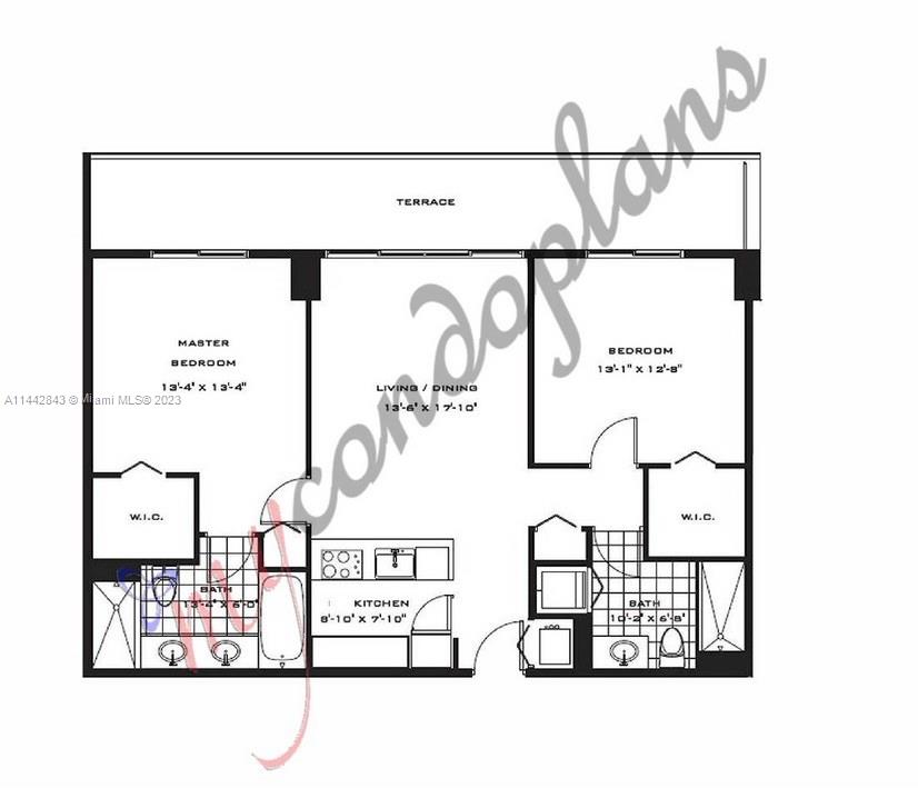 1111 SW 1st Ave Unit: 1823-N
