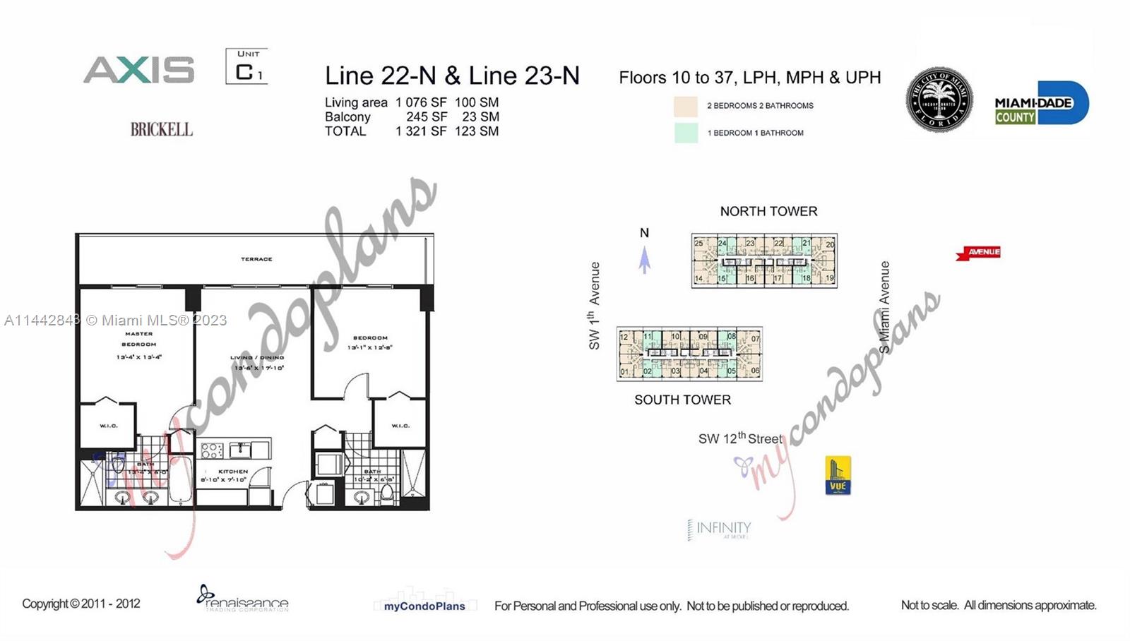 1111 SW 1st Ave Unit: 1823-N