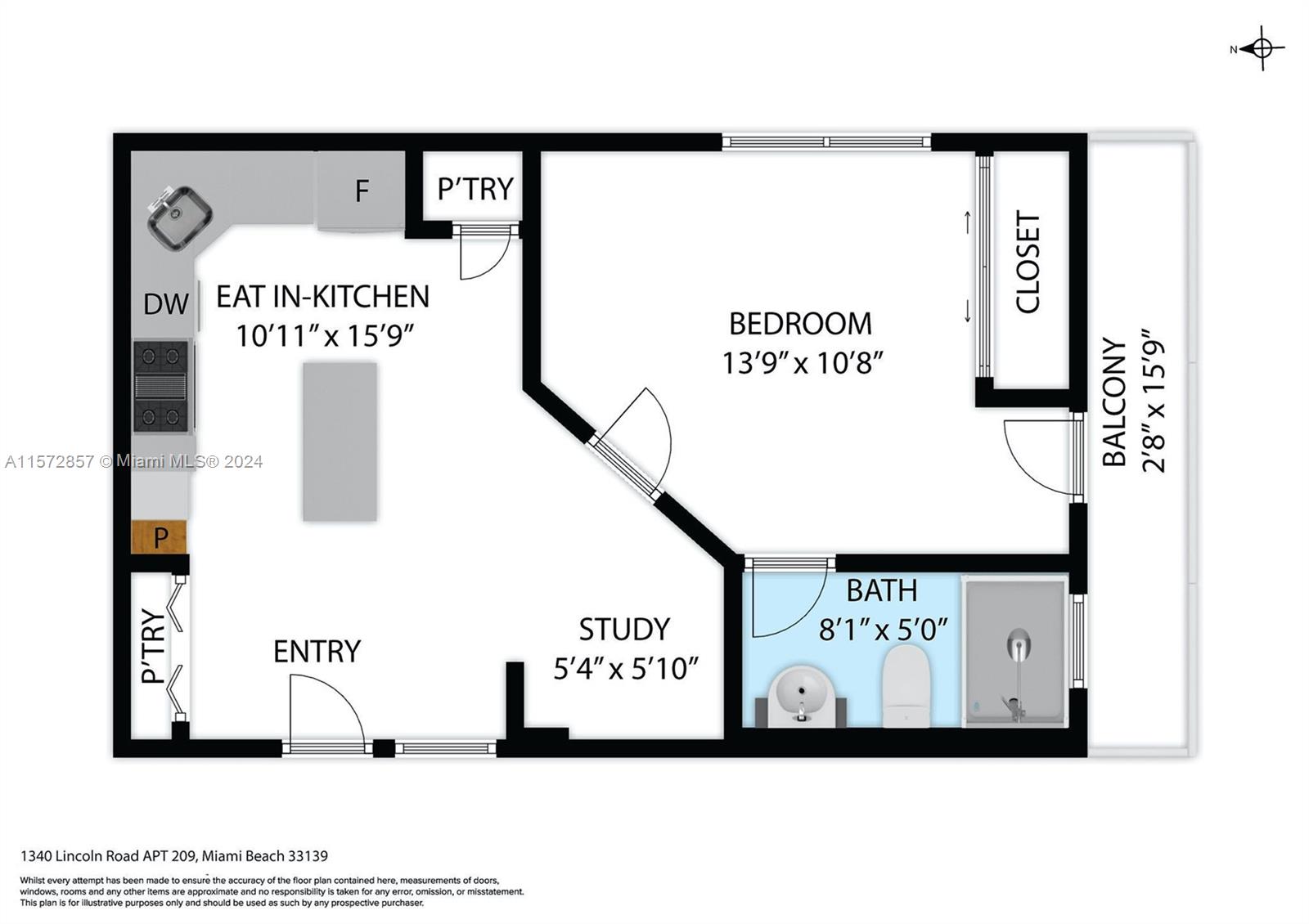 1340 Lincoln Rd # 209