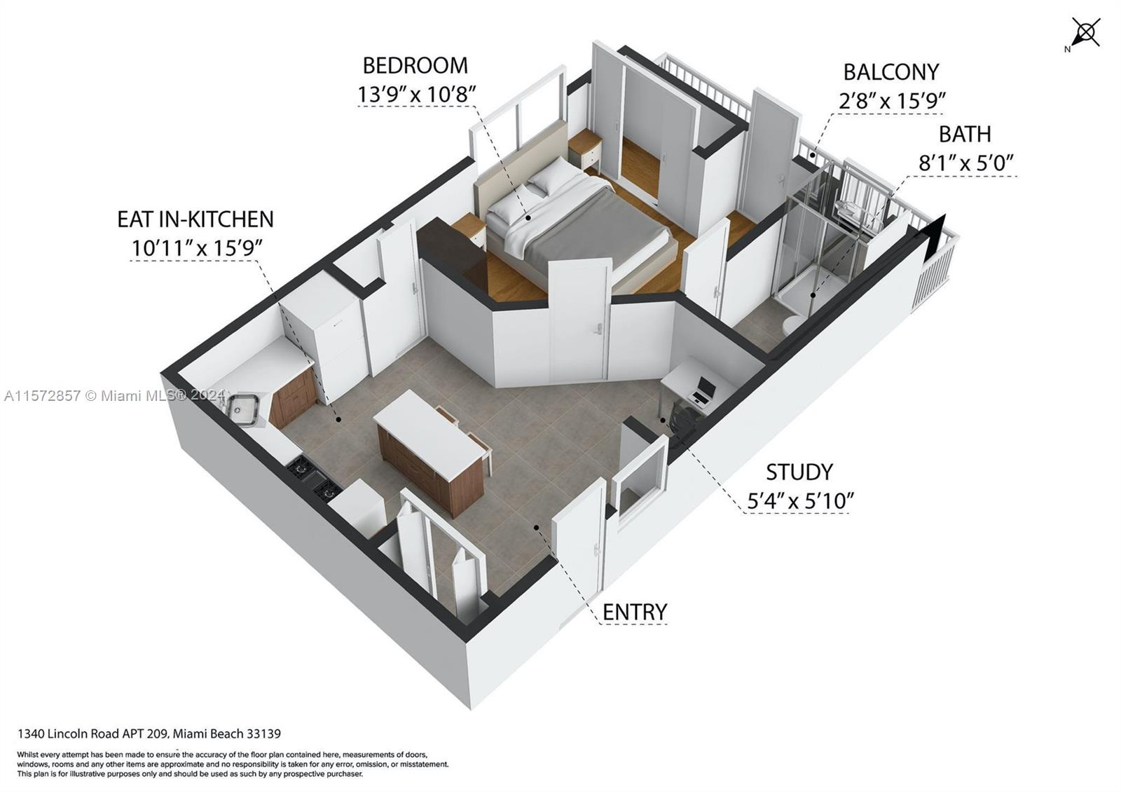 1340 Lincoln Rd # 209