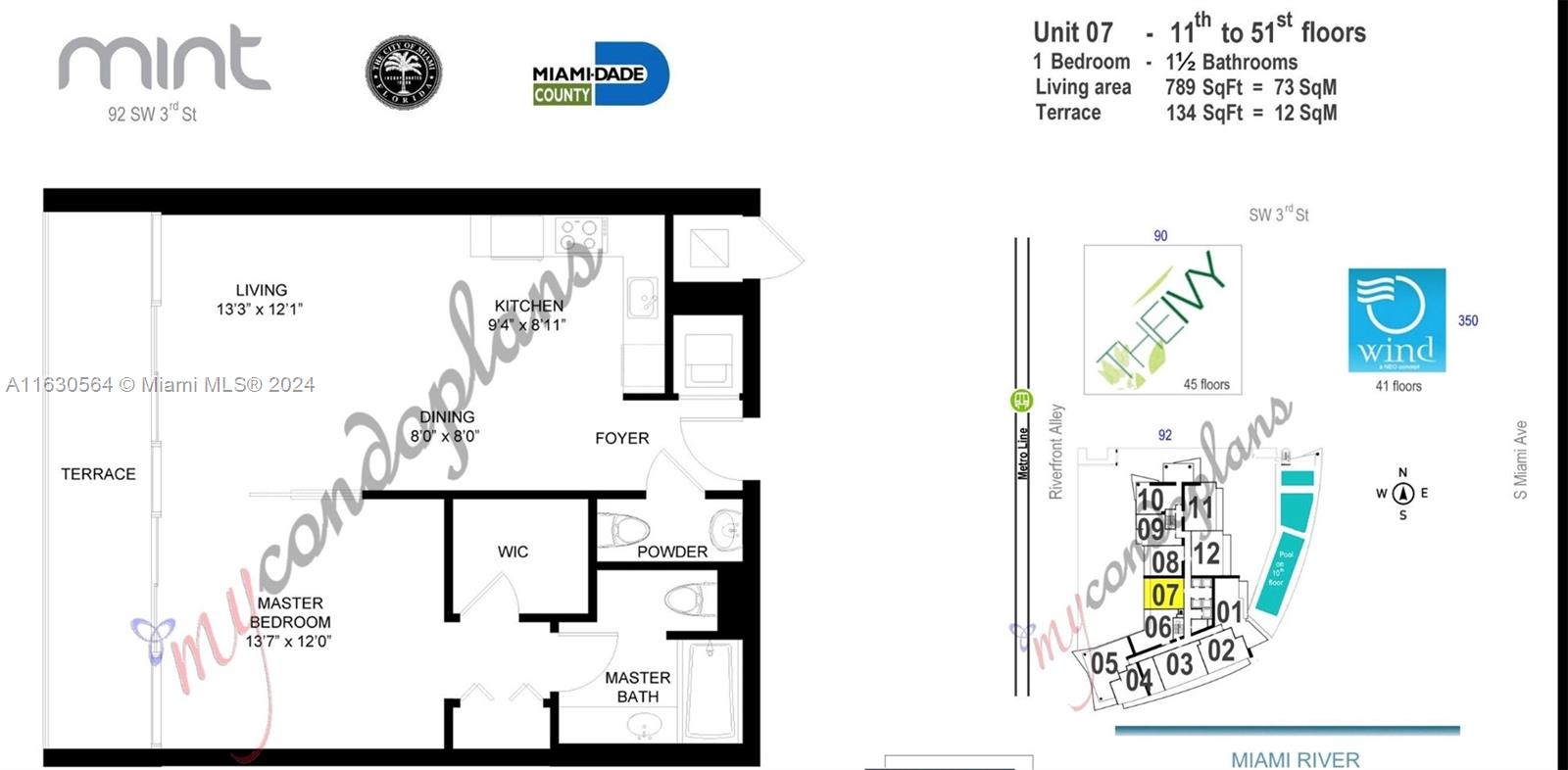 92 SW 3 ST # 4407