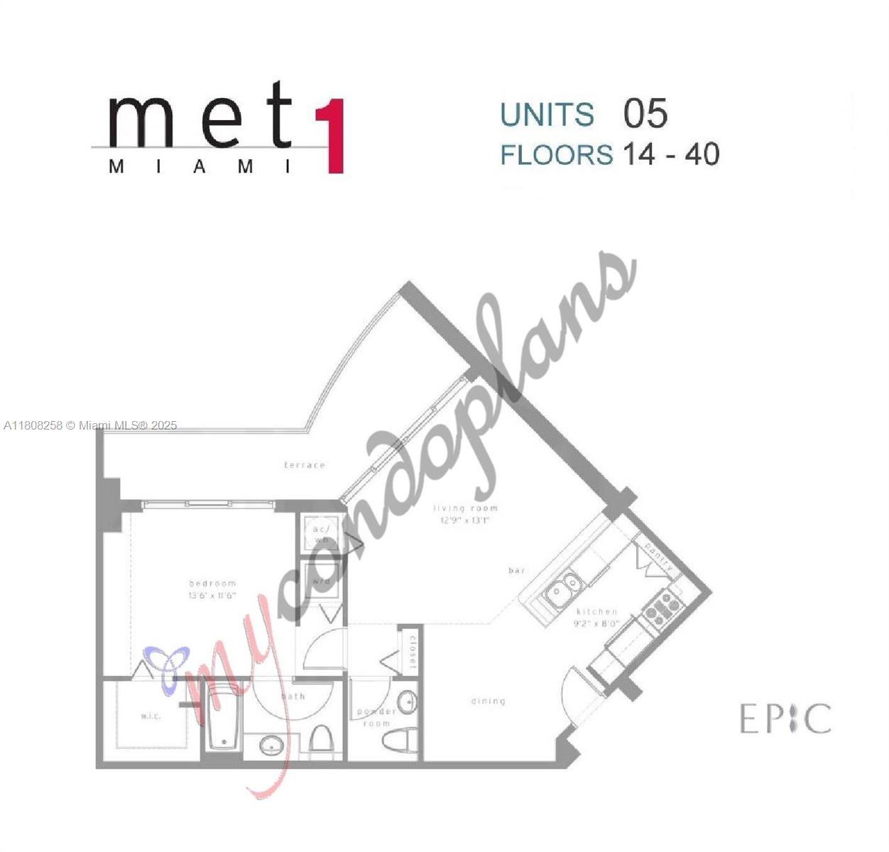 300 S Biscayne Blvd # 3605 Unit: T-3605