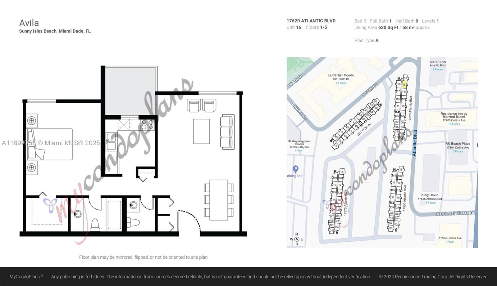 17620 Atlantic Blvd # 316, Sunny Isles Beach Unit: 316
