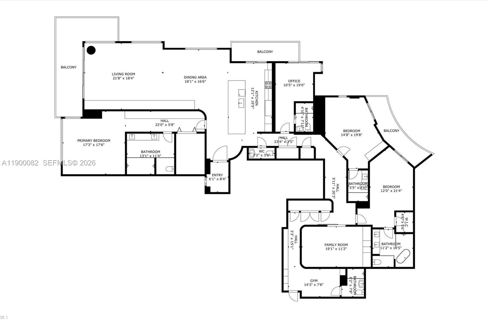 900 Brickell Key Blvd # 3103, Miami Unit: 3103