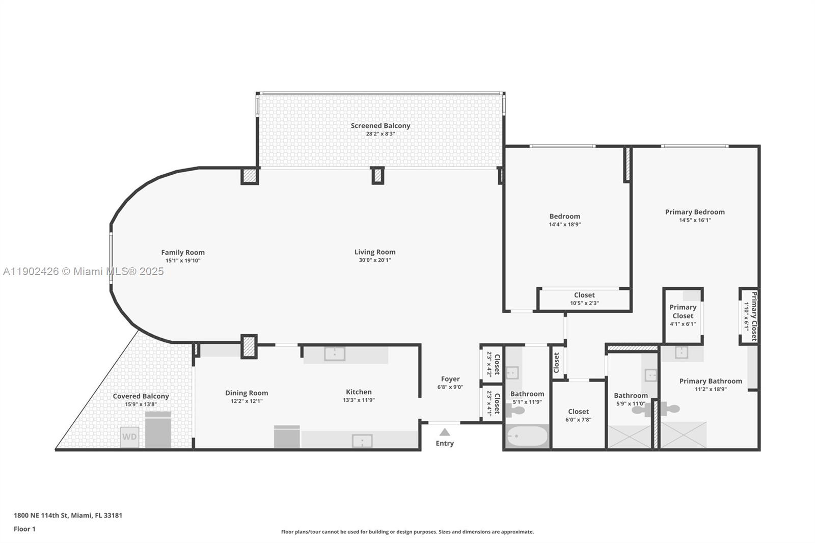 1800 NE 114th St # 1004, Miami Unit: 1004