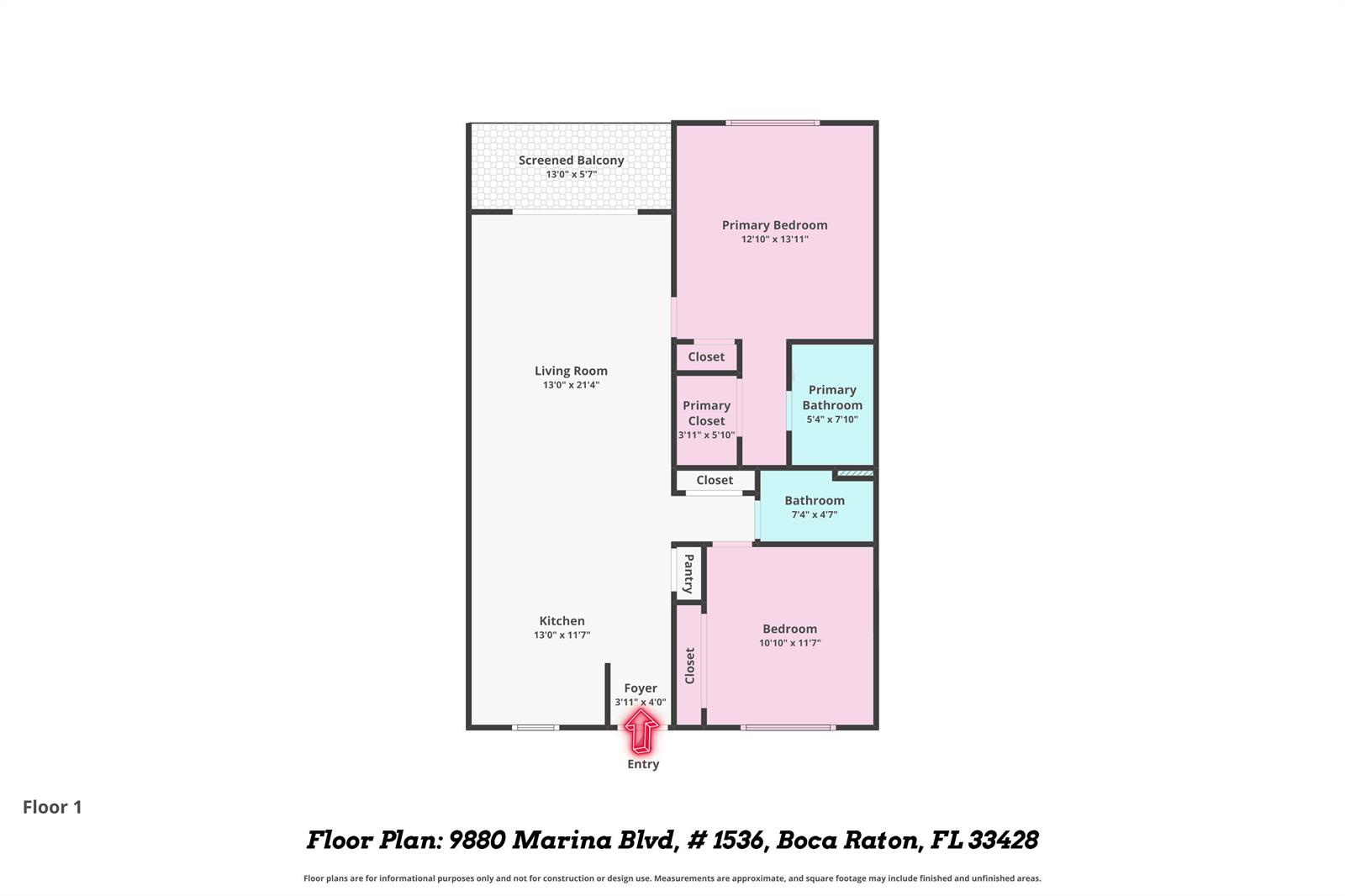 9880 Marina Boulevard # 1536