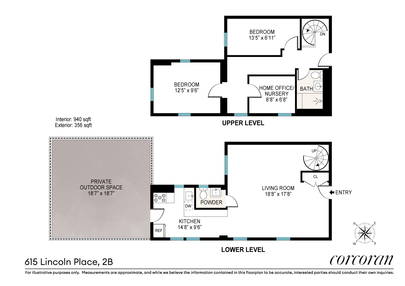 615 LINCOLN Place 2B