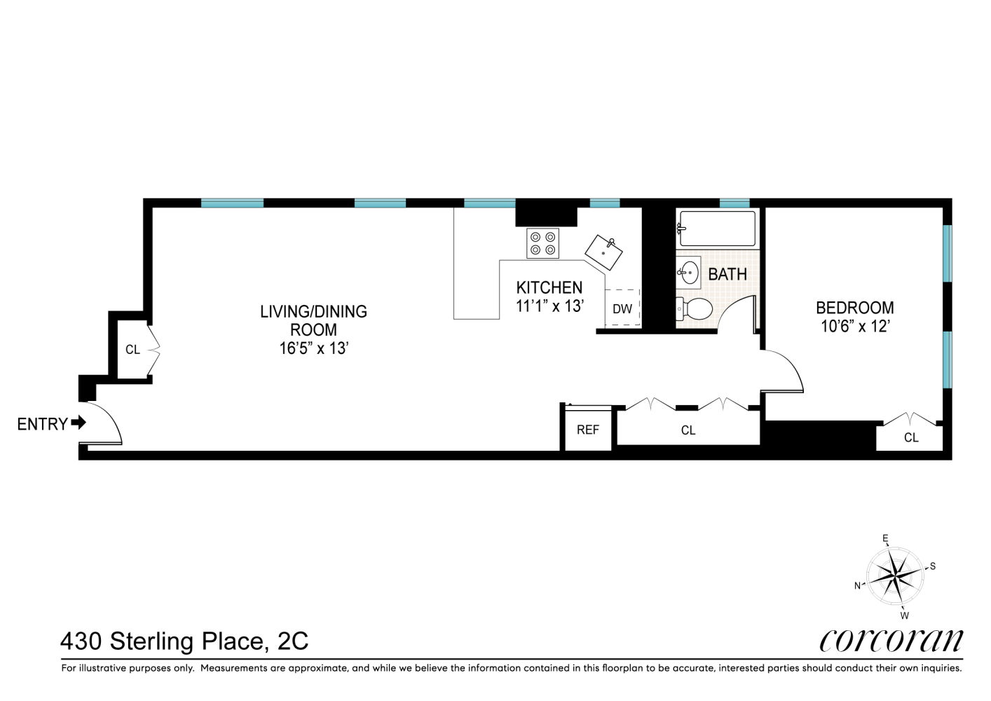 430 STERLING Place 2C
