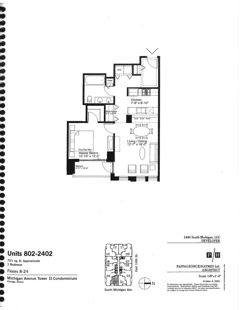 1400 S Michigan Avenue Unit: 1402