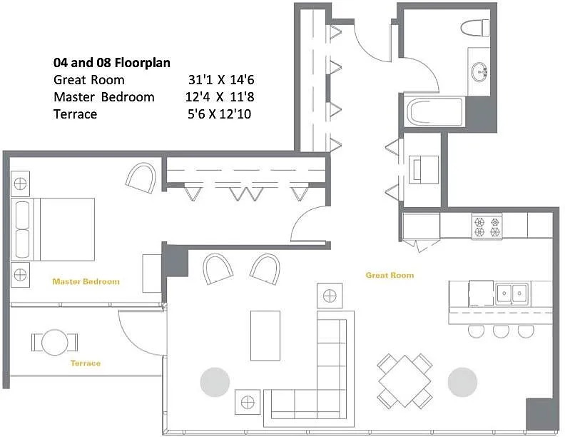 860 W Blackhawk Street Unit: 2804