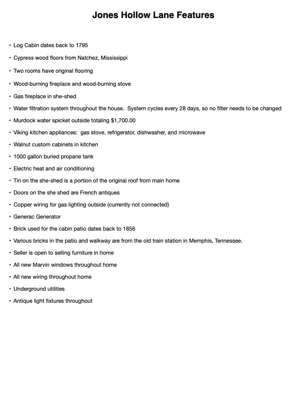 941 Jones Hollow Lane