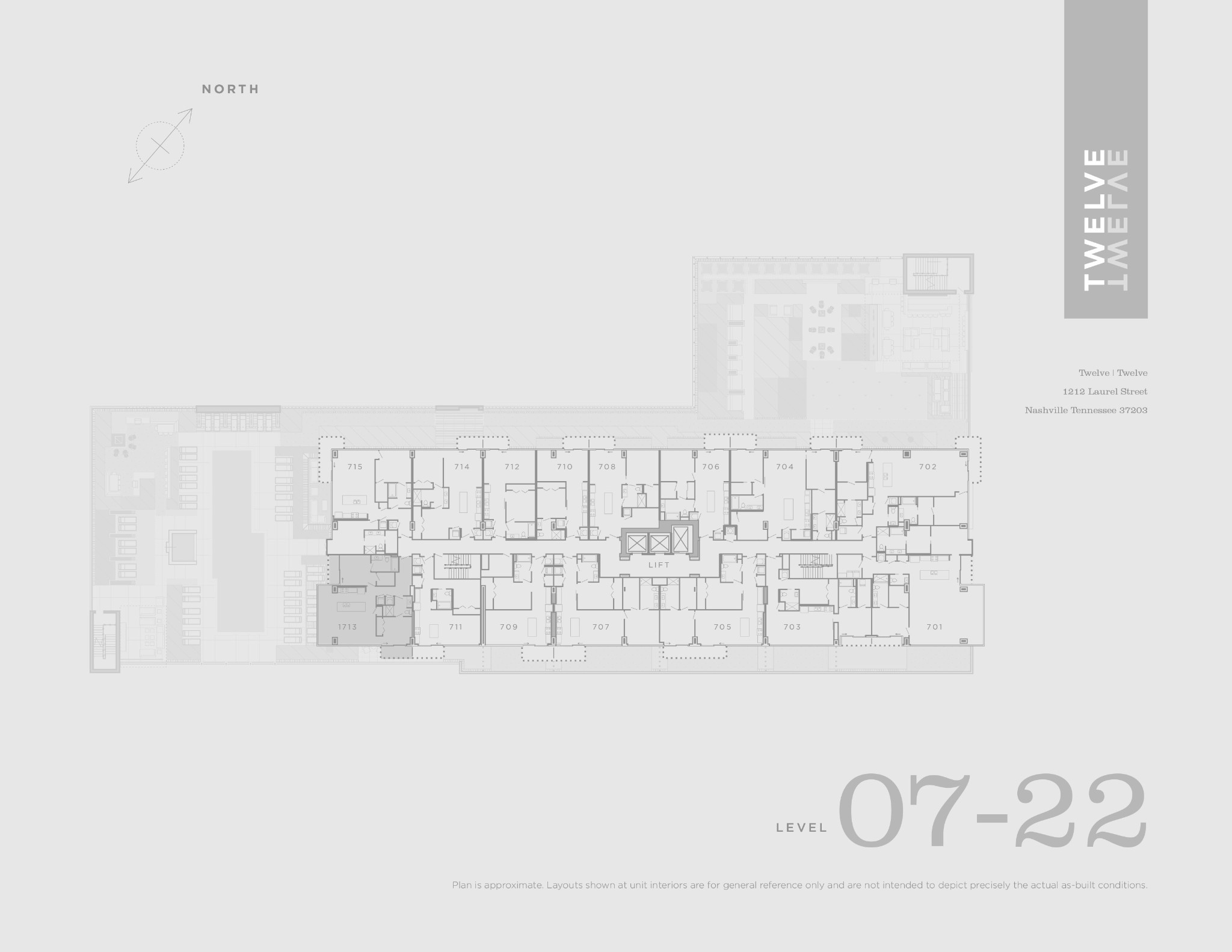 1212 Laurel St Unit: 1713 (B6)