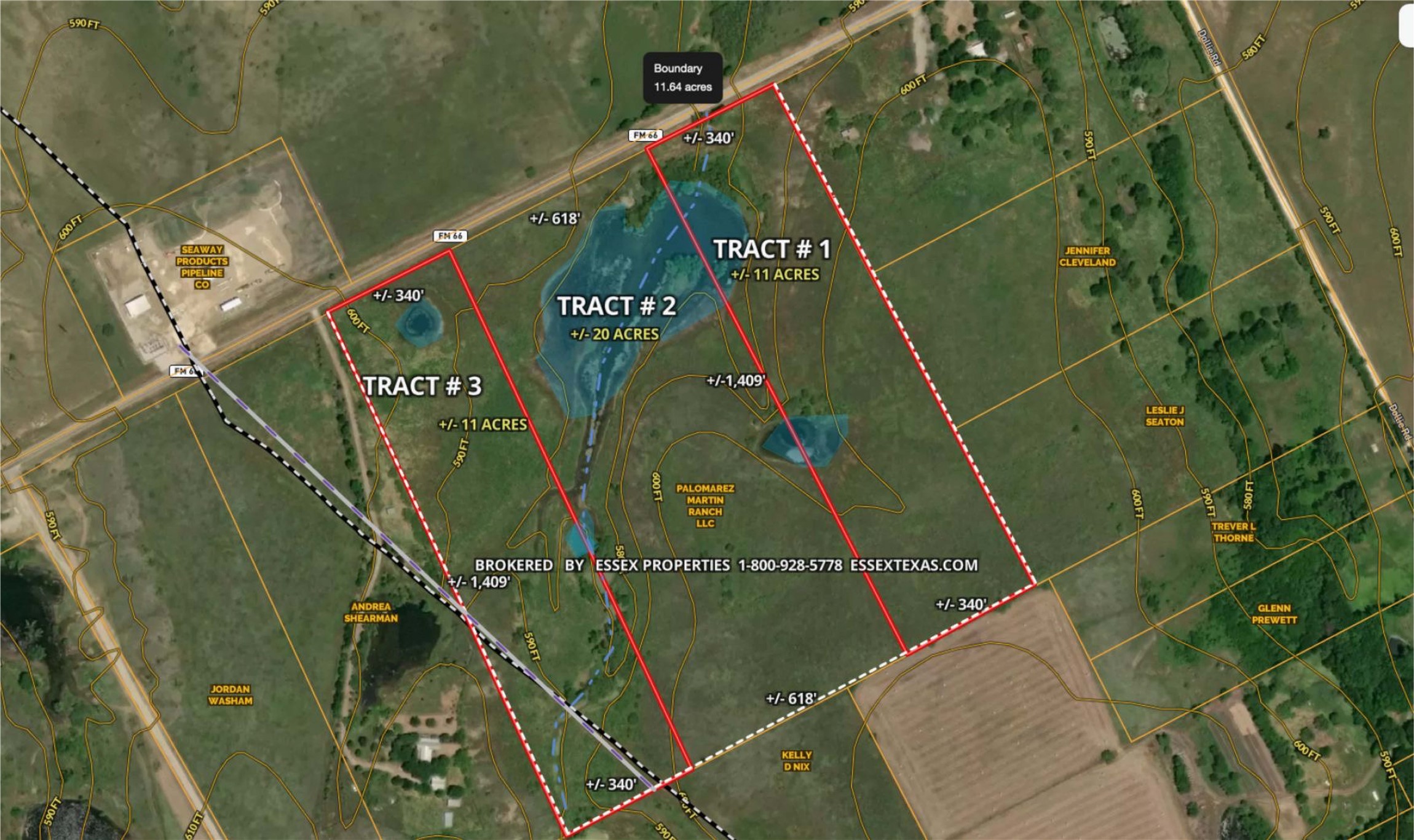 11 Acres (Tract 3) FM-66 Highway