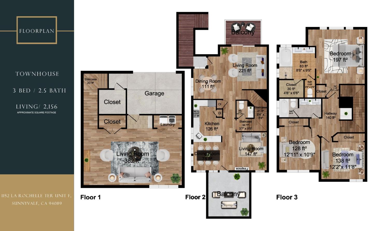 1152 La Rochelle Terrace F