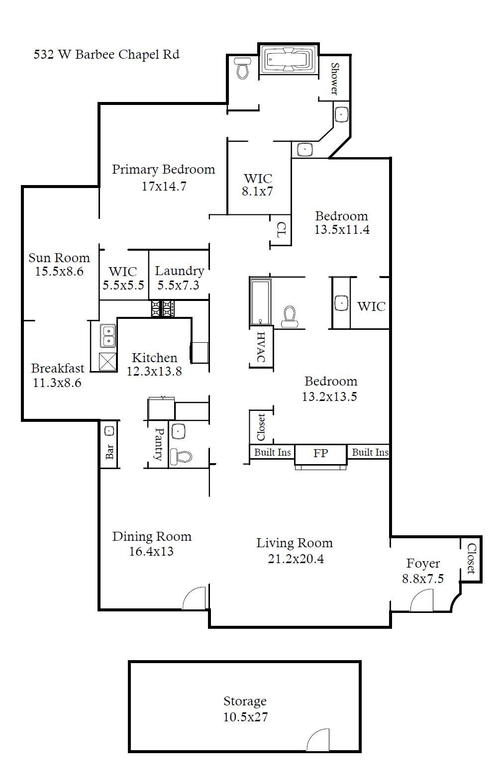 532 W Barbee Chapel Road Unit: XXXXX