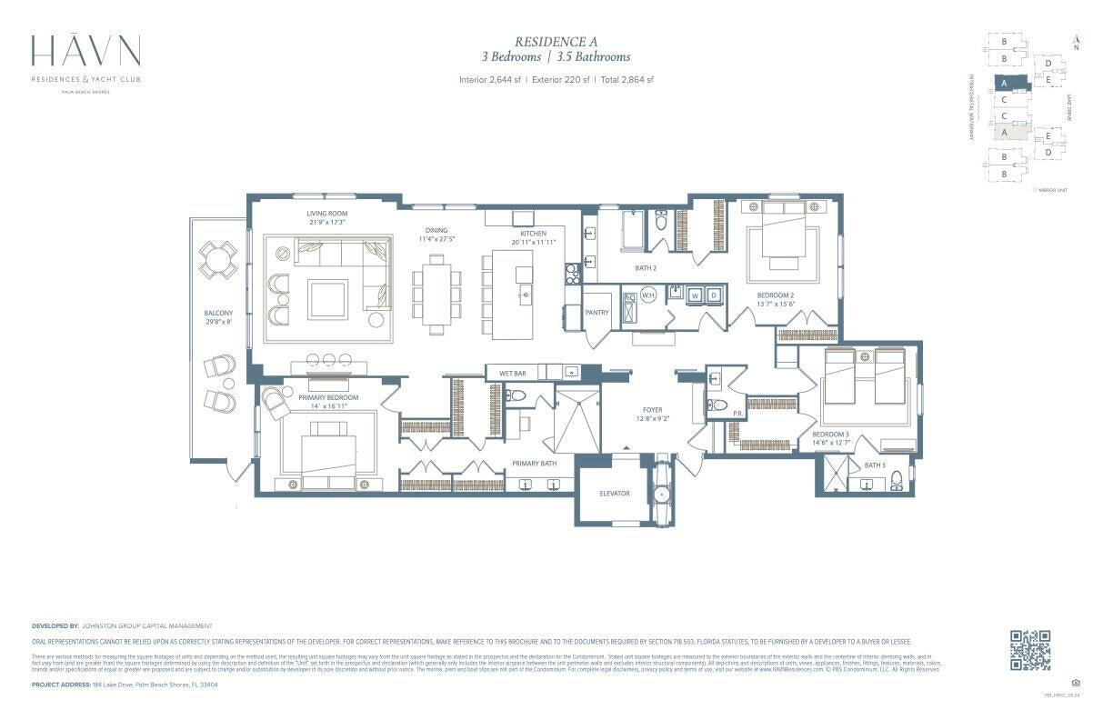 184 Lake Drive 2-104, Palm Beach Shores Unit: 2-104