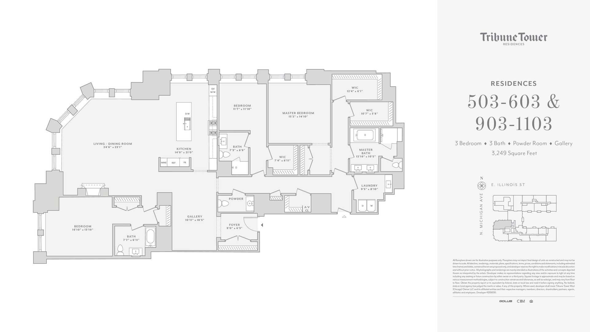 435 N Michigan Avenue Unit: 1003