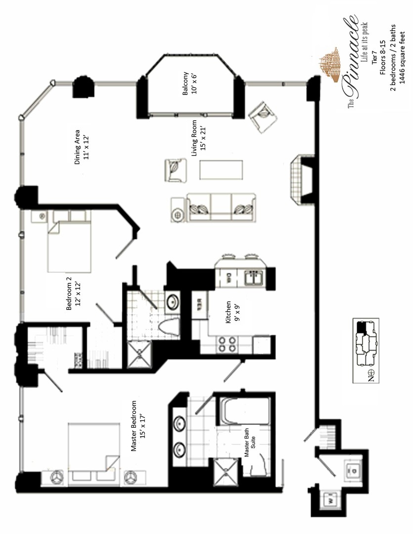 21 E Huron Street Unit: 1407