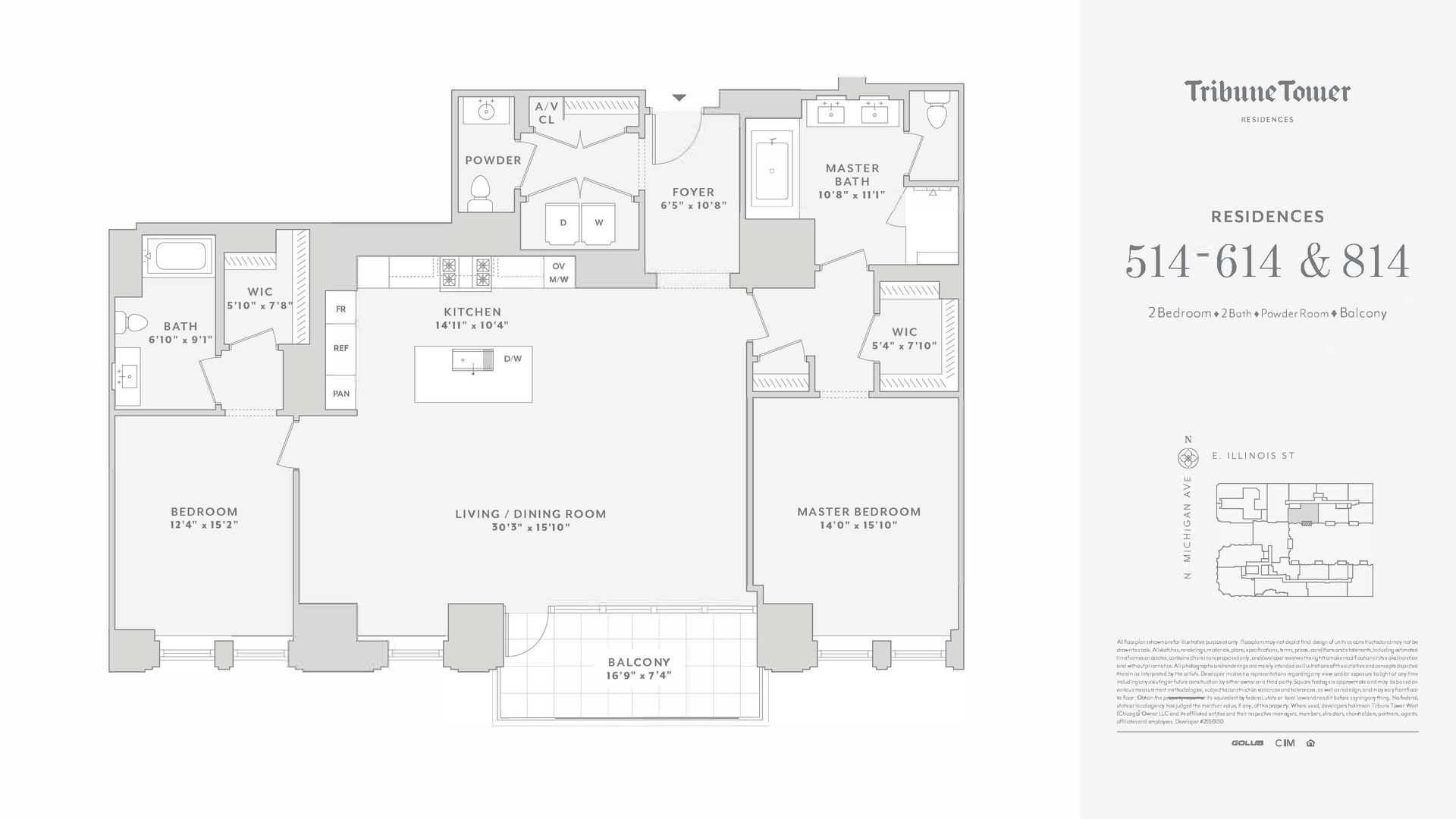 435 N Michigan Avenue Unit: 814