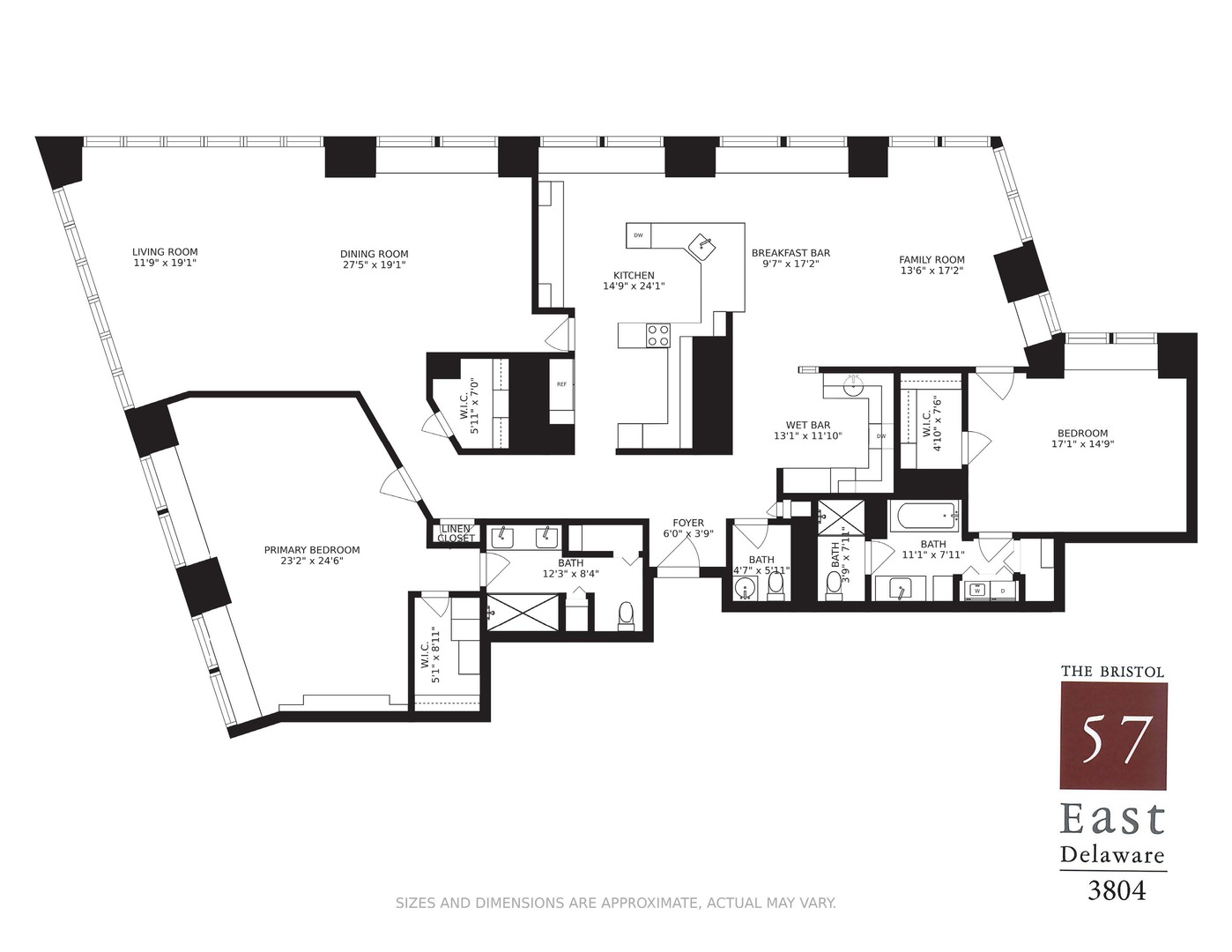 57 E Delaware Place Unit: 3804