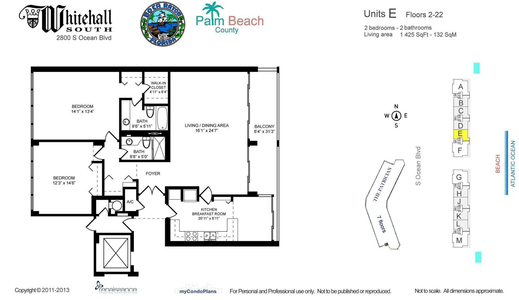 2800 S Ocean Boulevard 7-E