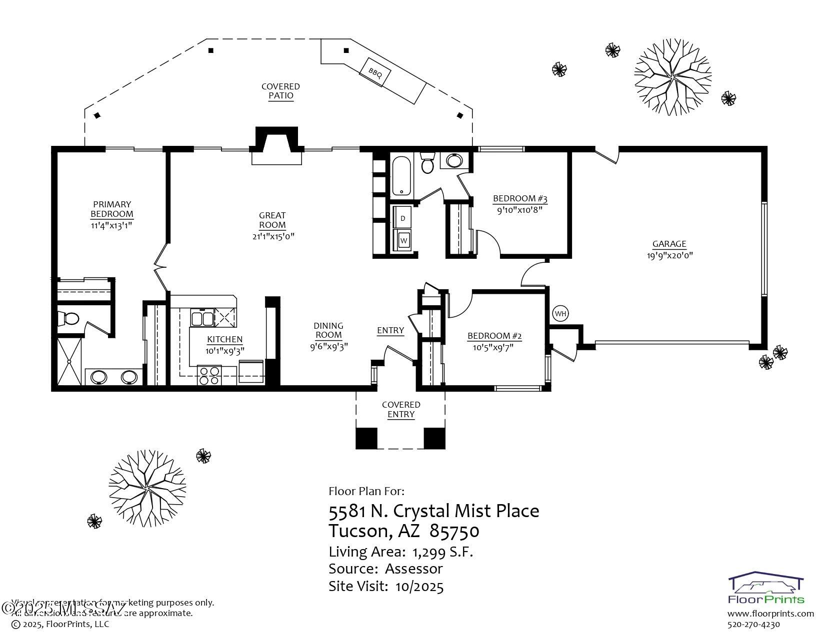 5581 N Crystal Mist Place