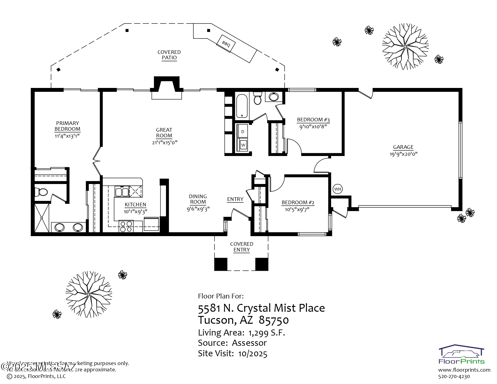 5581 N Crystal Mist Place