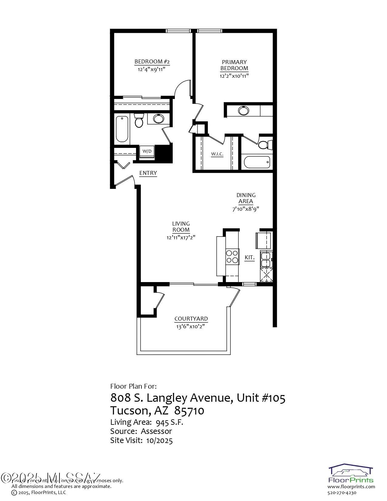 808 S Langley Avenue Unit: 105