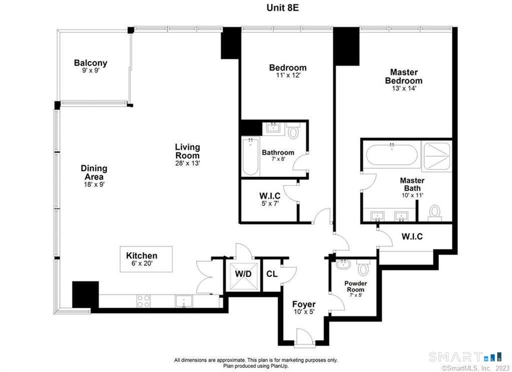 1 Broad Street Unit: 8E