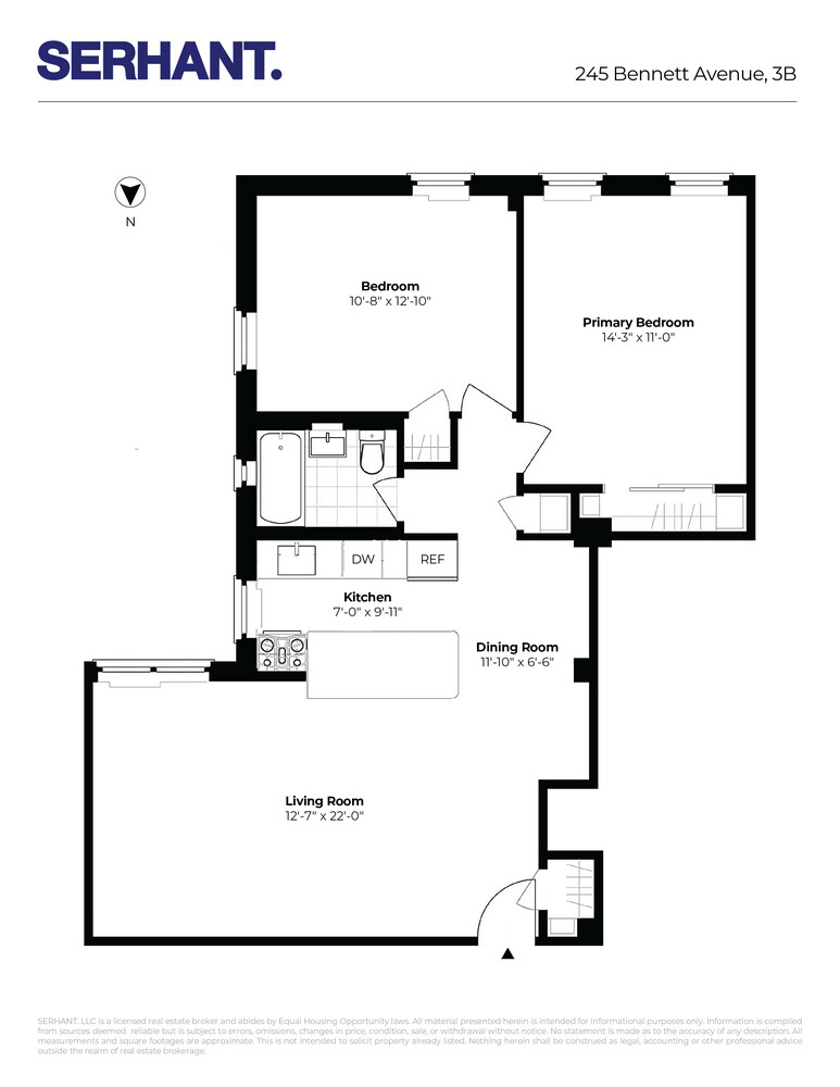 245 BENNETT Avenue 3B