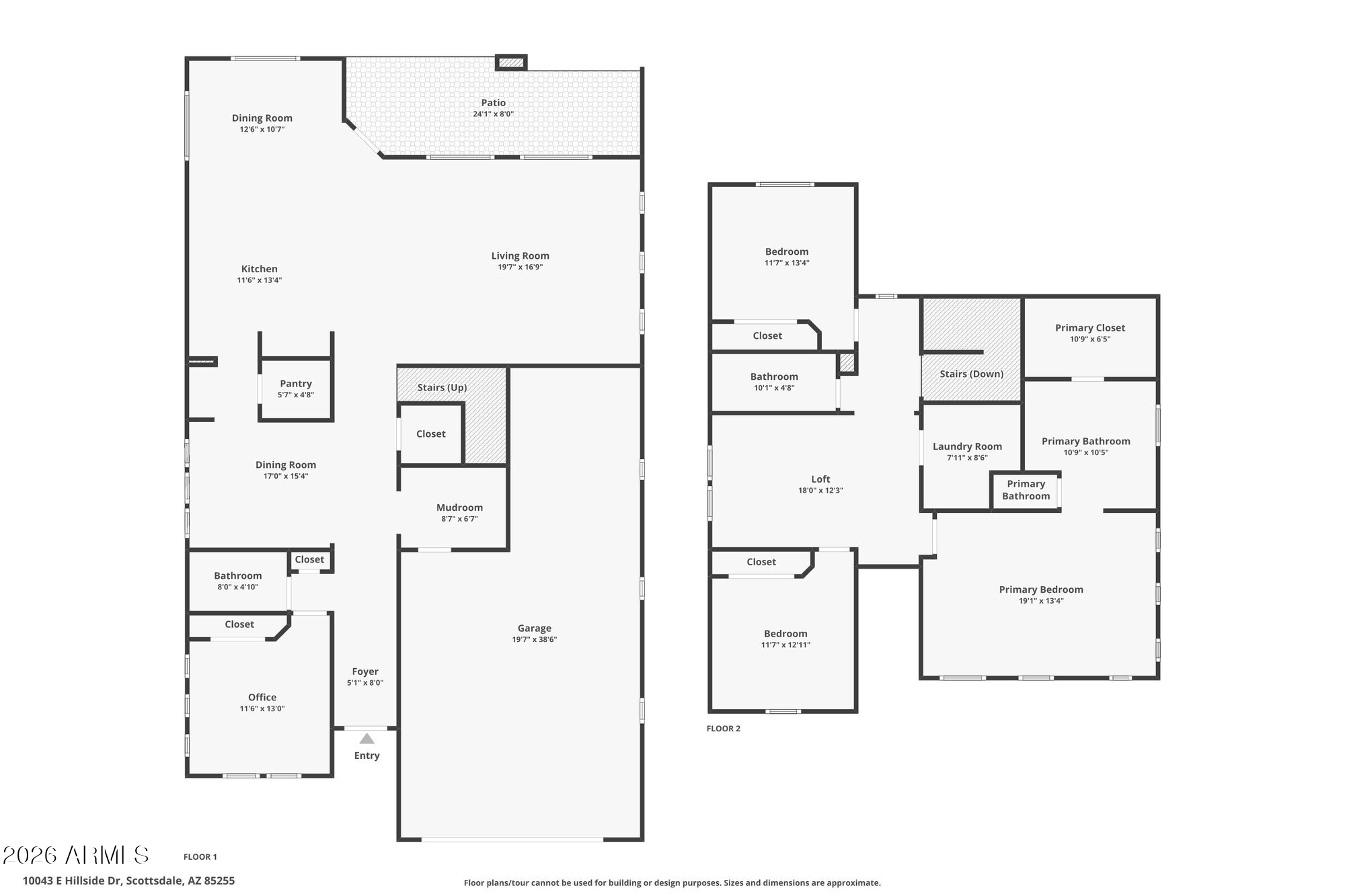 10043 E HILLSIDE Drive