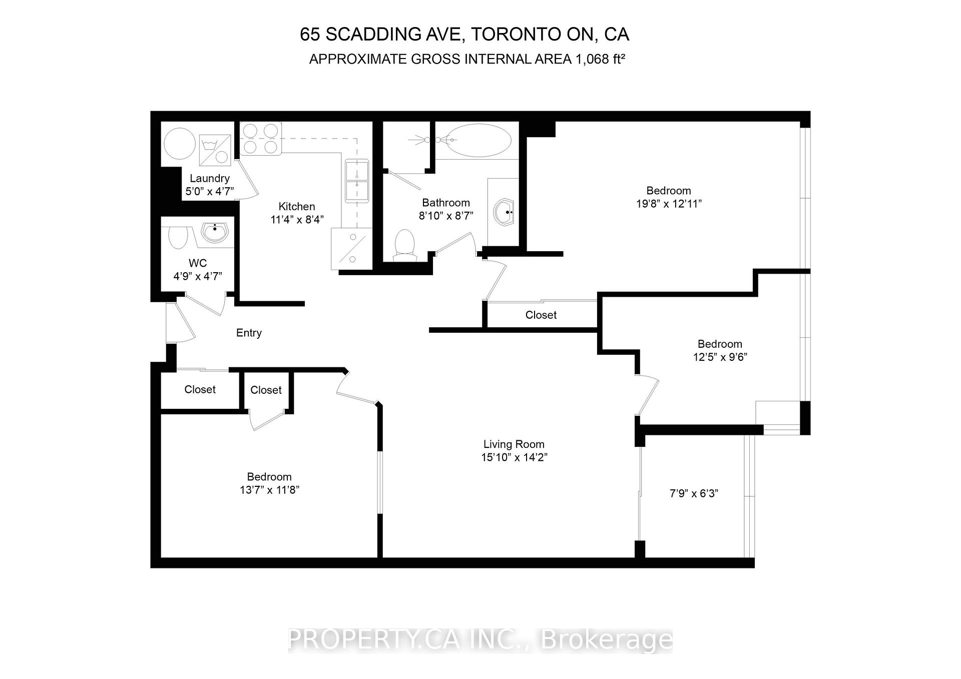 65 Scadding Avenue 608, Toronto Unit: 608