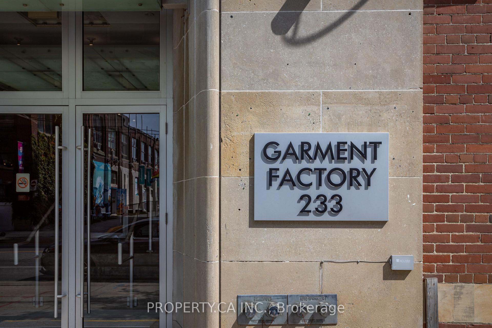233 Carlaw Avenue 325, Toronto Unit: 325