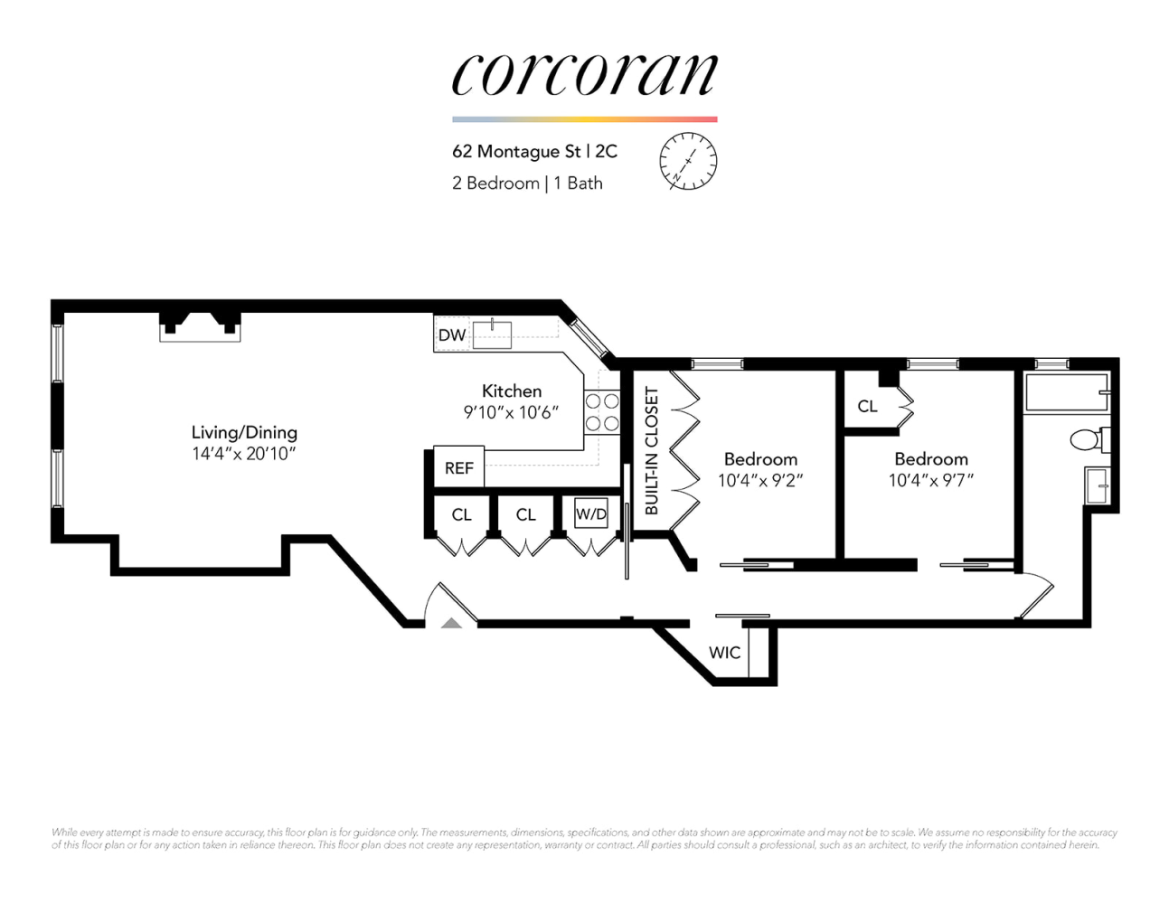 62 MONTAGUE Street 2C