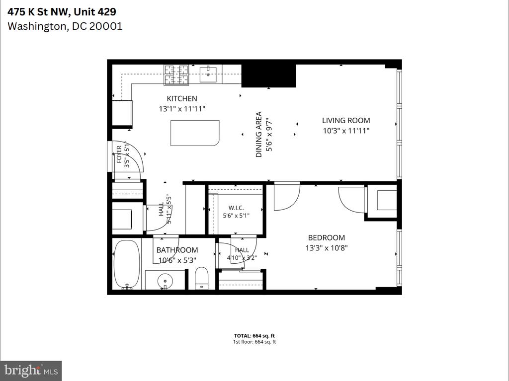 475 K STREET NW Unit: 429