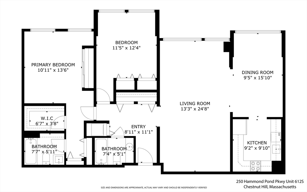 250 Hammond Pond Parkway # 612S