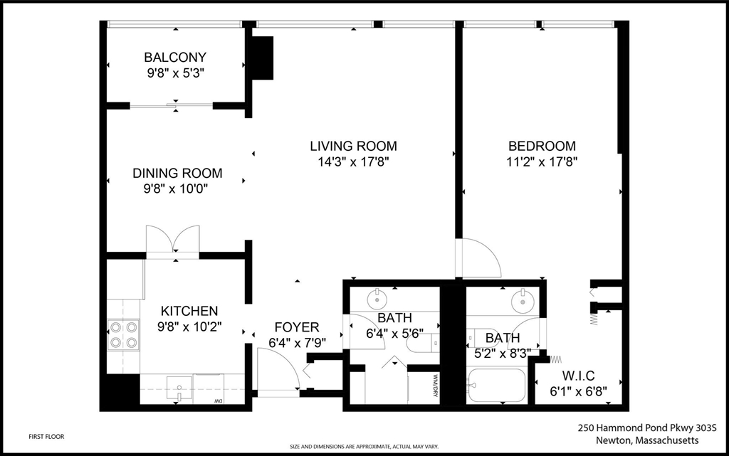 250 Hammond Pond Parkway # 303S