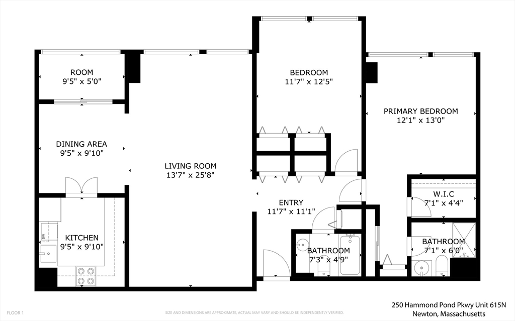 250 Hammond Pond Parkway # 615N